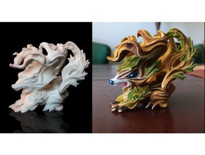 baby tree dragon creatures 3d print model - Mito3D