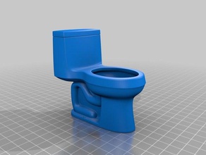 tuvalet shot bardak 3d baskı testler 3d print model - Mito3D