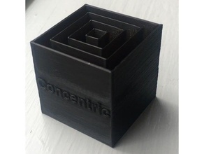 custom label your test cube 3d printing tests customizer education infill pattern 3d print model - Mito3D