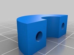 hypercube shaft endstops 3d printer parts 3d print model - Mito3D