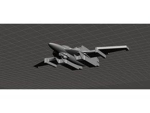 robotech ueg asc spector jet uçağı oyunlar Deutch wargame 3d print model - Mito3D