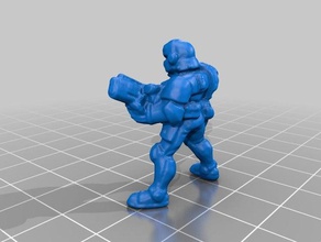 28mm Raum enforcer - Spielzeug Spiel Zubehör 3d print model - Mito3D