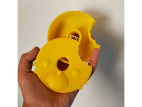 homer simpson ciambella testa homero cabeza dona casita del horror organizzazione 3d print model - Mito3D