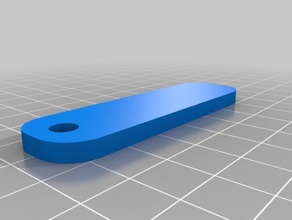 il mio personalizzato semplice portachiavi i segni loghi 3d print model - Mito3D