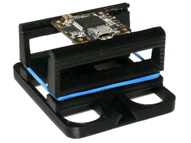 customizable rubber band pcb vice electronics holder vise 3D print model - Mito3D