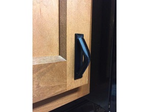 gabinete do punho a cozinha jantar 3m tiras de comando adesivo 3d print model - Mito3D