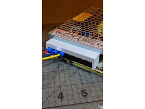 lrs-150-12 terminal cover electronics meanwell lrs 150 power supply 3d print model - Mito3D