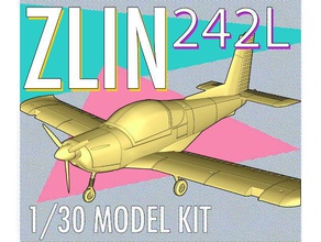 zlin 242l vehículos la acrobacia aérea aeronave avión aviación lycoming modelo moravan sault 3d print model - Mito3D