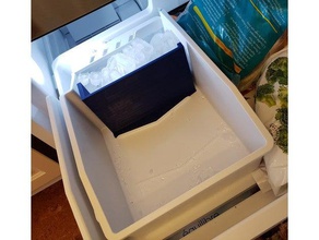 ge fabbricatore di ghiaccio blocker vassoio cucina pranzo 3d print model - Mito3D