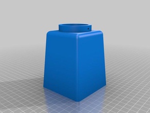 square lampshade replacement parts 3d print model - Mito3D