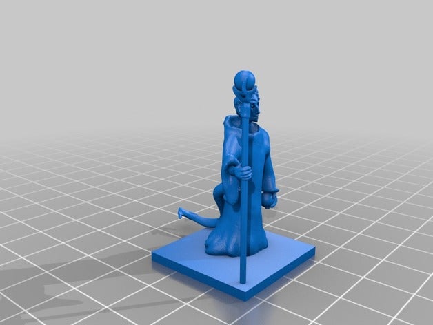 tiefling assistant personnes donjons dragons 3D print model - Mito3D