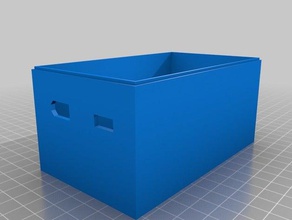 18650 li-on de la batería boxs 3 células diy 3d print model - Mito3D