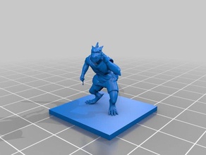 kobold pícaro criaturas dungeons dragons 3d print model - Mito3D