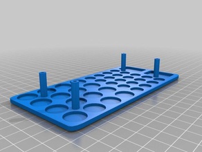 organizer battery organization 3d print model - Mito3D