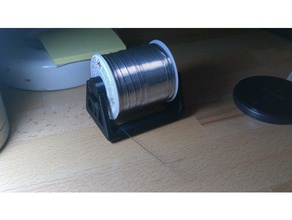 solder spool holder tool holders boxes soldering 3d print model - Mito3D