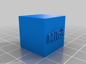 milo&scaron 3d baskı testleri özelleştirilmiş 3d print model - Mito3D