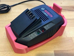 bosch wall mount snap holder battery charger al18xx diy al1830 tool 3d print model - Mito3D