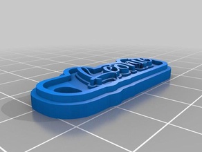 leonie Schlüsselanhänger angepasst 3d print model - Mito3D