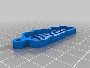 olivia Schlüsselanhänger angepasst 3d print model - Mito3D