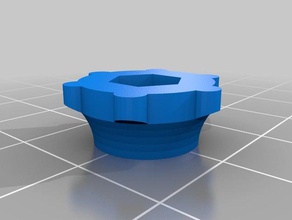 m4 nut knob diy customized 3d print model - Mito3D