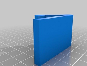 my customized simple wall hook bathroom 3d print model - Mito3D