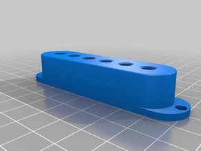 stratocaster pickup cover 3d printing fender 3d print model - Mito3D
