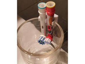 oral-b, titular da escova de dentes casa banho 3d print model - Mito3D
