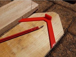 piquet de clôture en haut l'outil découpe pochoir gabarit outils génial le bricolage dremel facile garage crayon contreplaqué simple boîte à travail du bois des menuiserie 3d print model - Mito3D
