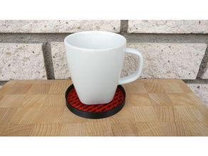 coaster kitchen dining coffee drink pattern 3d print model - Mito3D