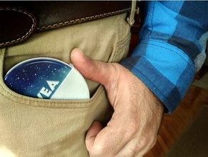 nivea tasca titolare 75 ml porta bolsillo bagno blue box caja azul crema 3d print model - Mito3D
