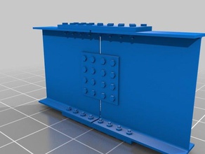 beam splice engineering civil structural 3d print model - Mito3D