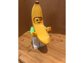 lego hombre de la banana 3d impresión 3d print model - Mito3D