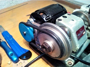 mini lathe motor pulley machine tools belt pulley drivebelt emco polyurethane unimat