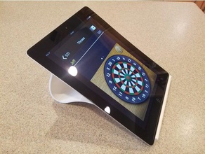ipad2 stand tablet ipad holder 3d print model - Mito3D