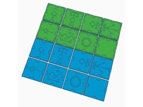 sci-fi espaço de aventuras marinhas hulk chão azulejos openlock brinquedo jogo os acessórios necrons cenário 3d print model - Mito3D
