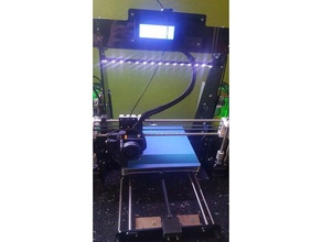 led strip mount 3d printer accessories anet a8 upgrade light 3d print model - Mito3D