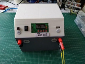 lab power supply case d3806 buck boost converter electronics 3d print model - Mito3D