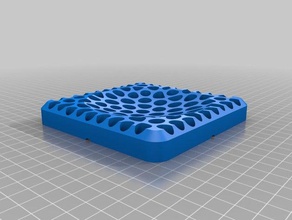 piatto di sapone bagno voronoi 3d print model - Mito3D