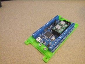 grblduino mega fixation intégrée de l'électronique arduino 3d print model - Mito3D