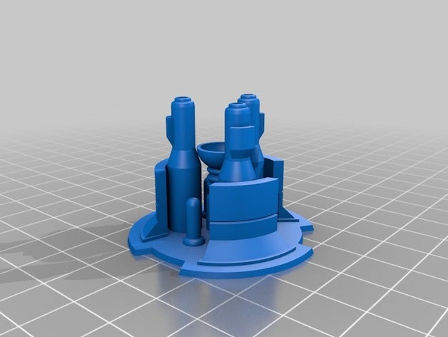 ra2 Alliierten Kraftwerk Gebäude Strukturen 3D print model - Mito3D