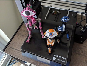 göz topu ortak robo model robotlar mafsallı balljoint karakter scifi 3d print model - Mito3D