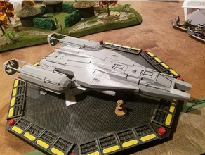 makwiesels giant-killer games bomber scum villainy ship spaceship starship star wars legion 3d print model - Mito3D