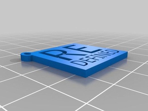 redefined key-chain 3d printing 3d print model - Mito3D