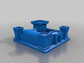 medieval castle 3d printing printer 3d print model - Mito3D