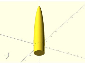 estes mega der red max mdrm nosecone hobby rockets 3d print model - Mito3D
