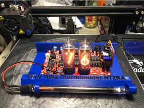 tubo nixie termômetro stand nt2ra 3d impressão A creality ender 3 eletrônica in14 em 14 3d print model - Mito3D