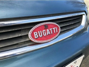 bugatti car logo automotive honda civic 3d print model - Mito3D