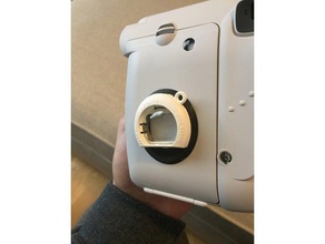 fuji instax mini 9 lens mount kamera fujifilm anlık fotoğraf film 3d print model - Mito3D