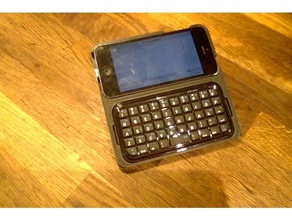 iphone 5 case teclado móveis 3d print model - Mito3D