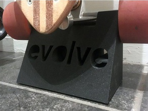 evolve skateboard upright stand bustin pintail sport outdoors created freecad electric longboard 3d print model - Mito3D